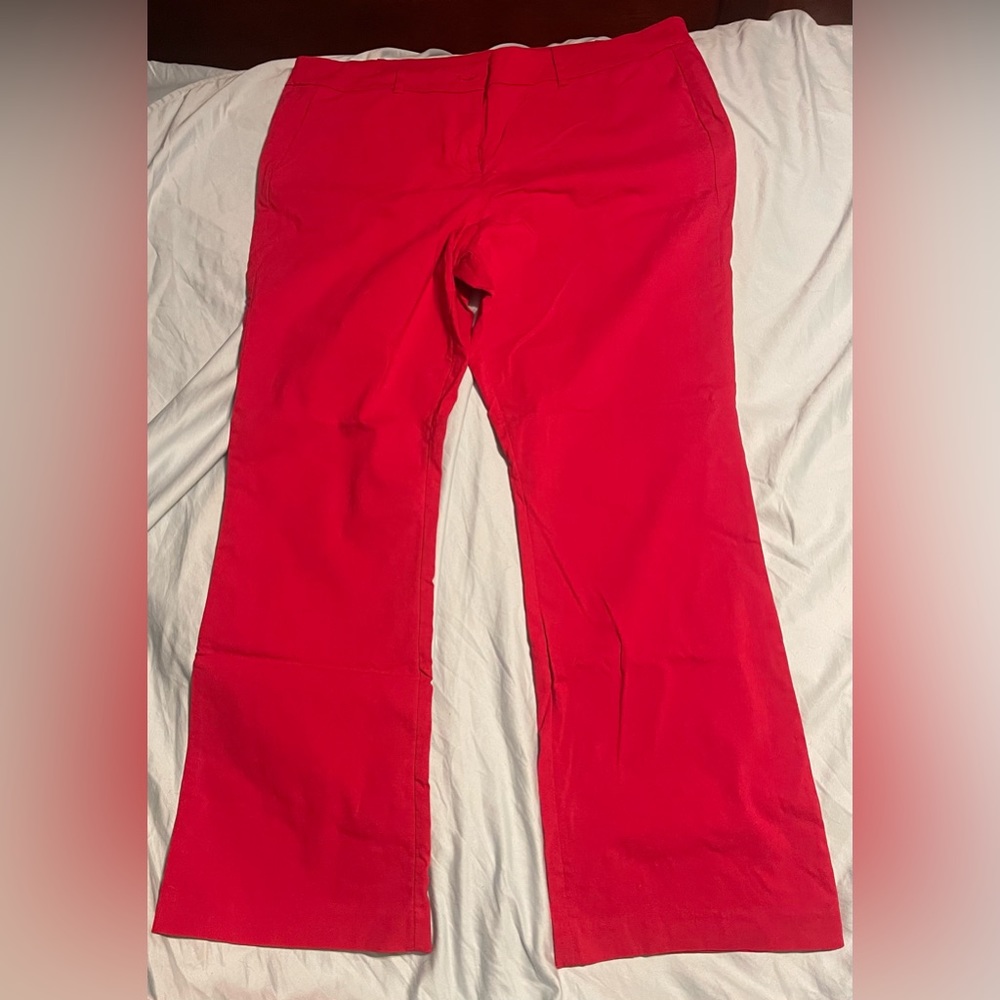 NWOT Lane Bryant Red pants size 20